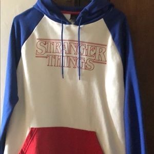 Stranger Things themed hoodie.